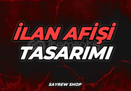 ⭐KİŞİYE ÖZEL KALİTELİ İLAN AFİŞİ⭐