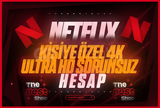 ✨KİŞİYE ÖZEL✨ KAPANMAYAN 4K HDR NETFLİX PROFİLİ