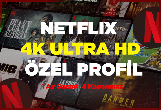 ⭐KİŞİYE ÖZEL NETFLİX 4K UHD KAPANMAZ ⭐KİŞİYE ÖZEL NETFLİX 4K UHD KAPANMAZ