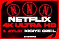 ⭐[KİŞİYE ÖZEL] Netflix 4K Ultra HD + Destek⭐