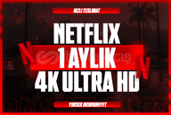 ⭐[OTO-TESLIM] Netflix 4K Ultra HD + Garanti⭐