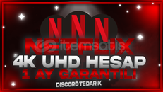 ⭐[KİŞİYE ÖZEL] NETFLİX 4K ULTRA HD HESAP⭐ OTO