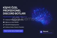 Kişiye Özel Onaylı Profesyonel Discord Botu 