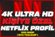 ⭐ [KİŞİYE ÖZEL] OTO NETFLİX 4K UHD + SORUNSUZ ⭐