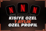 ⭐️[ KİŞİYE ÖZEL PROFİL ] 1 AYLIK NETFLİX⭐️