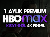✅ KİŞİYE ÖZEL PROFİL | HBO MAX 1 AYLIK 4K UHD