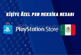 KİŞİYE ÖZEL PSN MEKSİKA HESABI