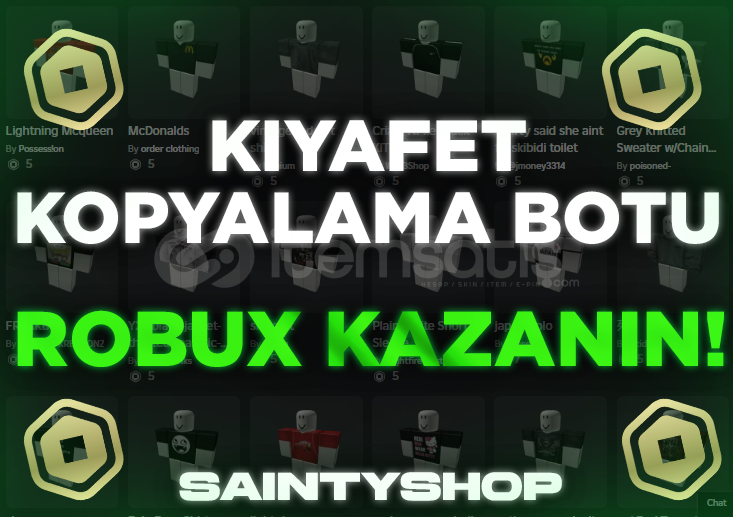 ⭐KIYAFET KOPYALAMA BOTUYLA ROBUX KAZANIN!!⭐ ⭐KIYAFET KOPYALAMA BOTUYLA ROBUX KAZANIN!!⭐