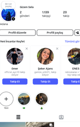 ✔️KIZ HESABI İNSTAGRAM 1000 TAKİPÇİLİ✔️