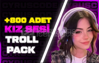 ✅️Kız Sesi 822+ Adet✅️