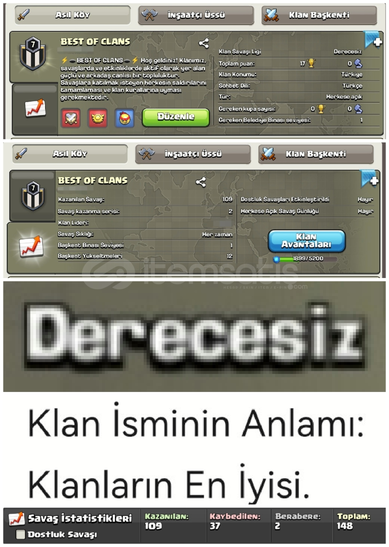 KLANLARIN EN İYİSİ⚡3 KAT ÖNDE GÜNLÜK⚡LİG ÖZEL⚡ KLANLARIN EN İYİSİ⚡3 KAT ÖNDE GÜNLÜK⚡LİG ÖZEL⚡