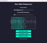 Klon Mail Oluşturucu – Kaynak Kodlu Teslimat!