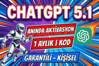 ✅ [KOD] 1 AYLIK CHATGPT PLUS HESAP [ KİŞİSEL ]
