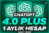 ⭐KOD SİSTEMİ⭐ChatGPT 4.0 Plus + GPT-4o 1 Aylık✅