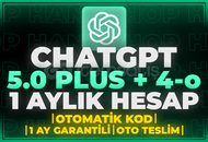 ⭐️[KOD SİSTEMİ] CHATGPT PLUS 5.0 PRO & 4-o⭐️