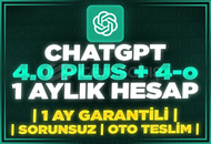 ⭐️[KOD SİSTEMİ] CHATGPT PLUS 4.0 & 4-o⭐️