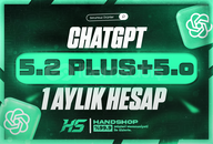 ⭐️[KOD SİSTEMİ] CHATGPT+ PLUS 5.2 PRO & 5-o⭐️