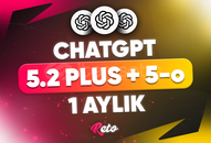 ✅[KODLU SİSTEM]✅ ChatGPT Plus 5.2 + GPT 5.o ⭐