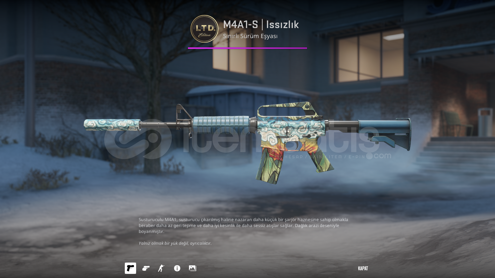 ✨KOLEKSİYON VE YATIRIMLIK M4A1-S | Issızlık✨ ✨KOLEKSİYON VE YATIRIMLIK M4A1-S | Issızlık✨