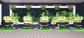 KOLEKSİYONLUK 5X ZOMBİE TRALALA KOLEKSİYONLUK 5X ZOMBİE TRALALA