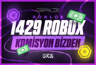 KOMİSYON BİZDEN⚡ (1429) 1000 Robux Sorunsuz