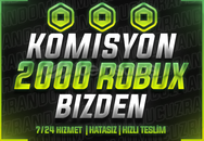 ⭐(2858)⭐KOMİSYON BİZDEN 2000 ROBUX SORUNSUZ