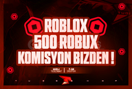 ⭐(715) 500 Robux KOMİSYON BİZDEN