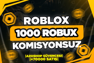 ⭐[KOMİSYONSUZ] ROBLOX 1000 ROBUX ⭐