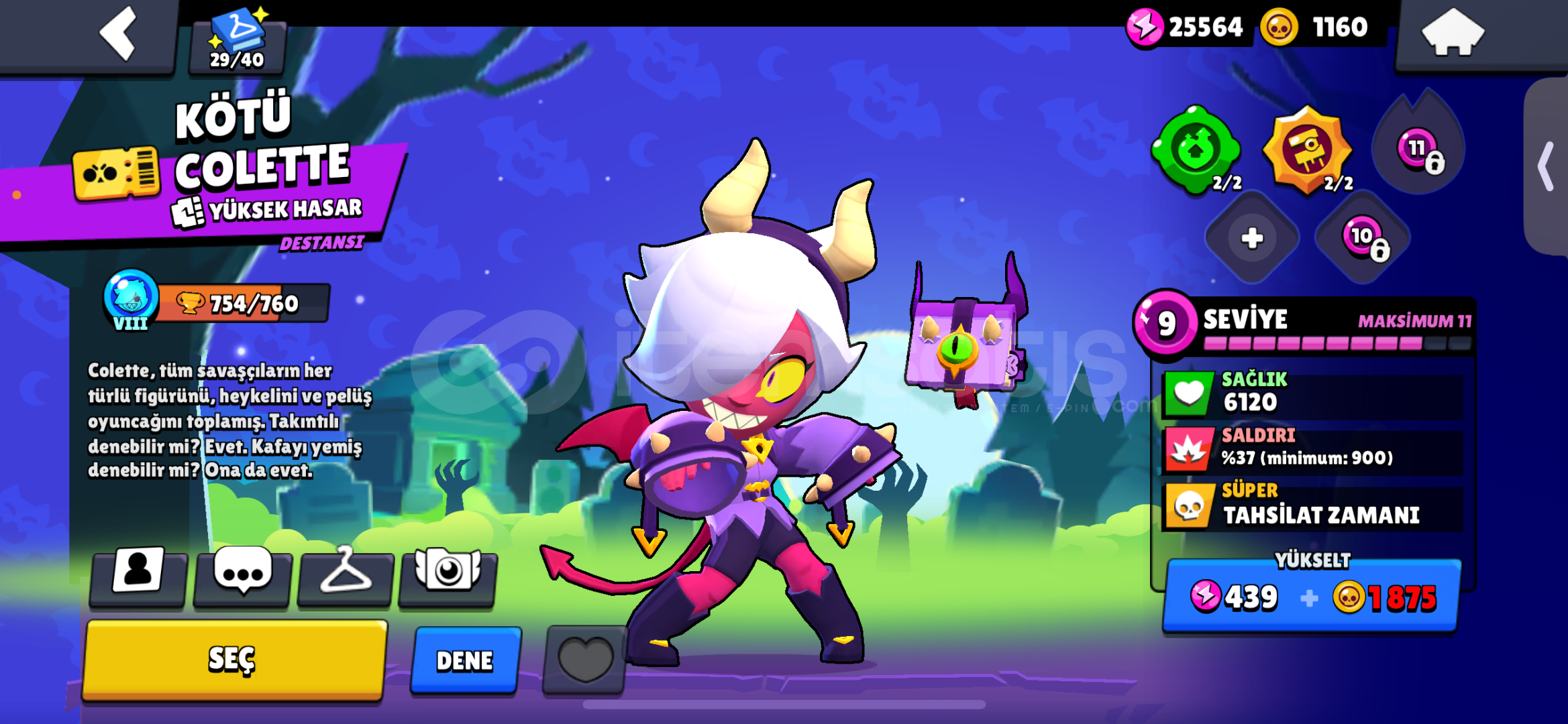 Kötü Collete li 54k Efsane Brawl Stars Hesabı Kötü Collete li 54k Efsane Brawl Stars Hesabı