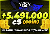 ⭐[KRAKEN]⭐ FİSCH +5M/5.491.000 C$ ✅ HIZLI