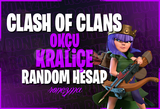 ( KRALİÇE ) Clash Of Clans Random Hesap