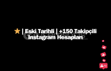 ❄INSTAGRAM - Eski Kurulum / Takipçili Hesap!
