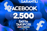 FACEBOOK 2.500 SAYFA & PROFİL TAKİPÇİ / GARANTİLİ