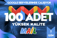 100 ADET MAİL — GOOGLE ONAYLI — WORKSPACE / ÖMÜR 2 GÜN