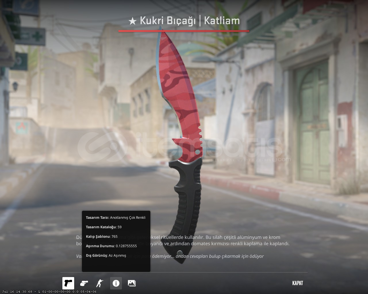 ★ Kukri Knife | Slaughter Minimal Wear ★ Kukri Knife | Slaughter Minimal Wear