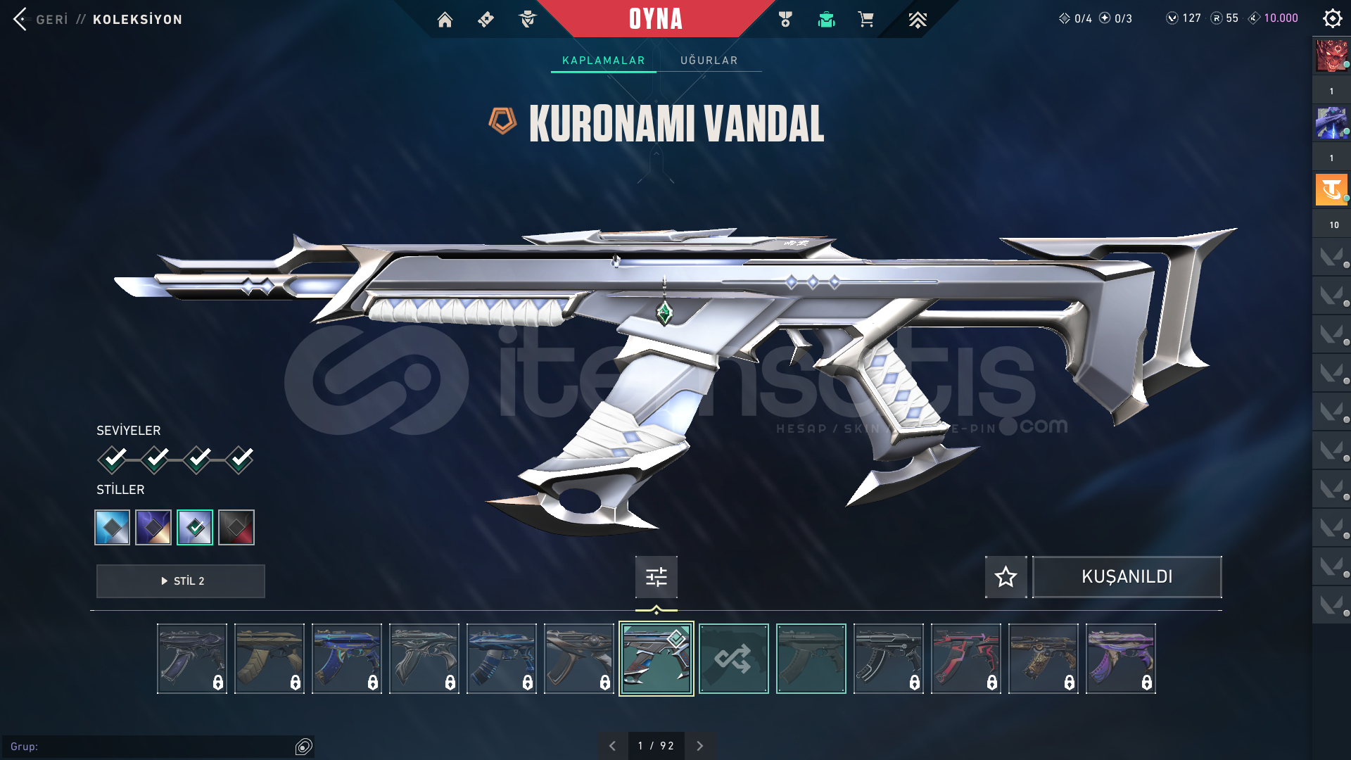 KURONOMİ VANDALLI DİAMOND HESAP KURONOMİ VANDALLI DİAMOND HESAP