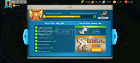 Kvk3 sonu t5e yakın vip 15 hesap