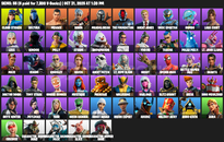 LARA CROFT + MARVEL SEZON 55 SKİN + MAİLLİ