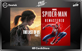 ⭐️Last Of Us Part 1 + Spiderman Remastered⭐️