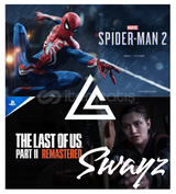 LAST OF US PART II REMASTRED + SPİDERMAN 2 PS5