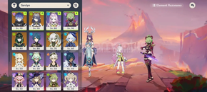 Lauma Nefer Flins Nahida All Sig Furina