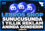 ⭐ Lebros Shop Sunucusunda 1 Yıllık Reklam