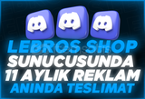 ⭐ Lebros Shop Sunucusunda 11 Aylık Reklam