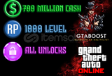 ⭐LEGACY 700M | 1000 LVL | AlI Unlocks GTABoost