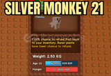 (Legenday) Silver Monkey - Grow A Garden