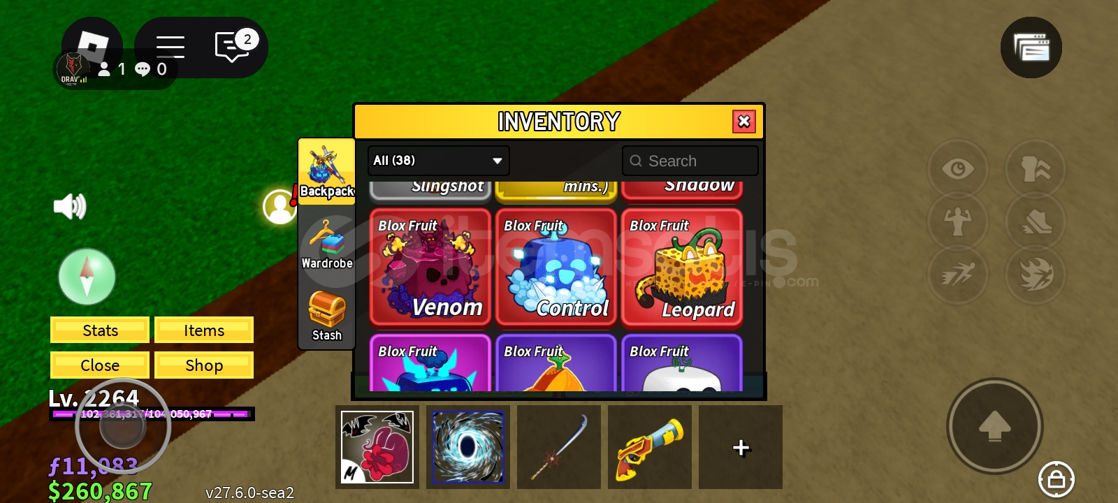 Leopard + venom + control Leopard + venom + control