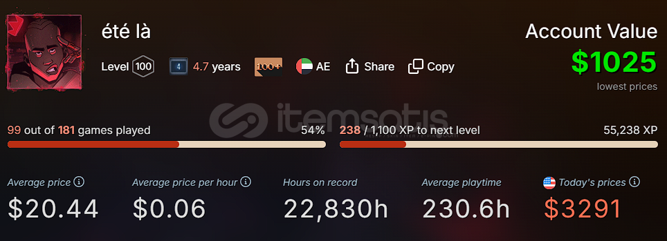 ⚡Level 100 Steam Hesabı | 180 Oyun | ⚡Level 100 Steam Hesabı | 180 Oyun |