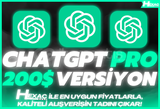 ⭐️Limit Yok!✅ChatGPT Pro 4.0 + GPT-4o + Sora