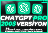 ⭐️Limit Yok |✅ChatGPT Pro 4.0 + GPT-4o + Dall-E