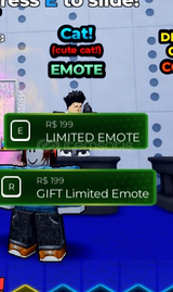 LIMITED EMOTE| Gift | Blue Lock Rivals